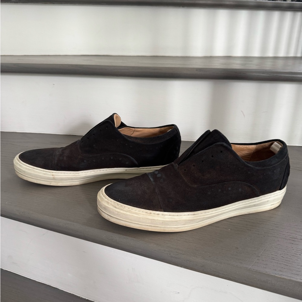 Alexander McQueen Men's Brown Suede Sneakers size 12